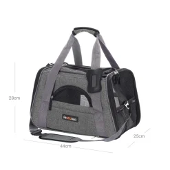 Store SONGMICS Sac voyage 44 x 25 x 28 cm Gris