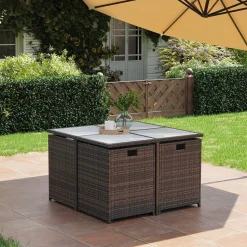 Outlet SONGMICS Salon de jardin 3 pièces