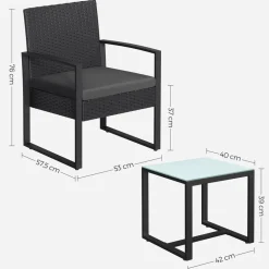 Hot SONGMICS Salon de Jardin Extérieur