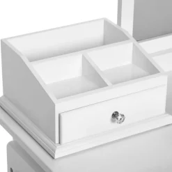 Store SONGMICS Set coiffeuse grand tiroir Blanc