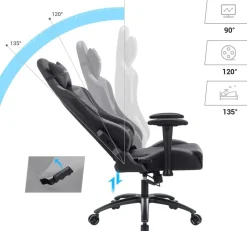 Cheap SONGMICS Siège de bureau racing