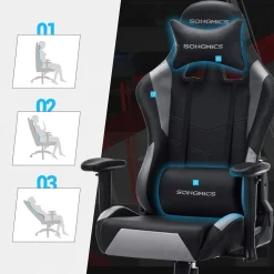 Cheap SONGMICS Siège de bureau racing