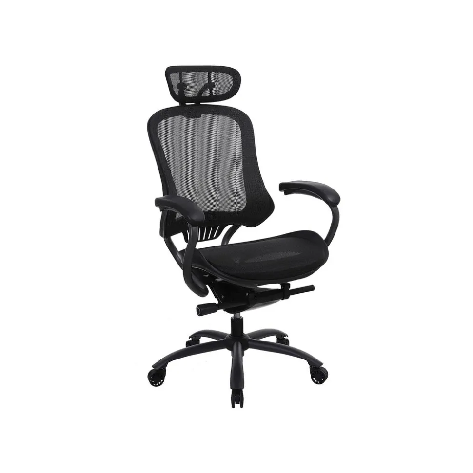 New SONGMICS Siège de travail gris