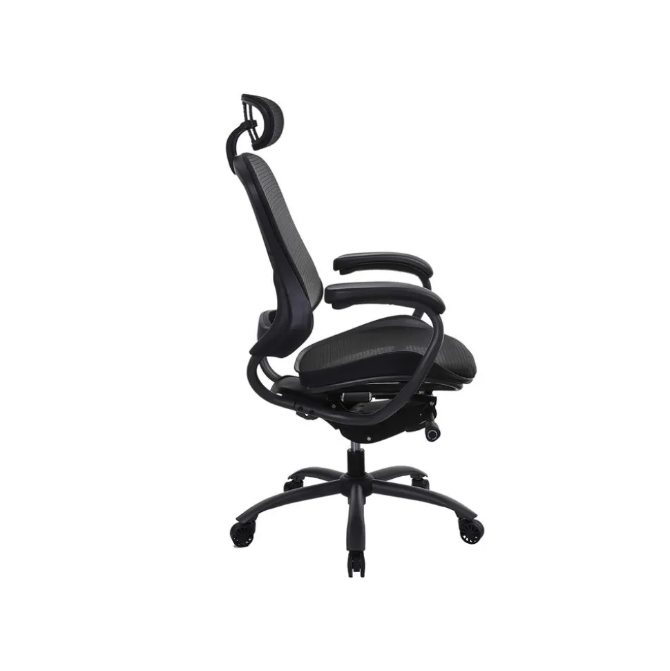 New SONGMICS Siège de travail gris