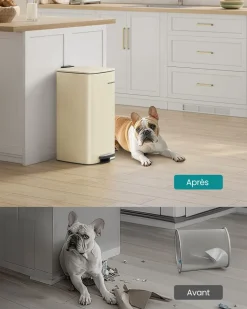 Sale SONGMICS Poubelle de Cuisine Automatique 50 L