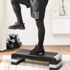 Online SONGMICS Step de fitness avec bande élastique de fitness