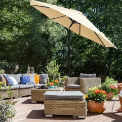 Store SONGMICS Store banne 1,5 x 1,3 m Gris