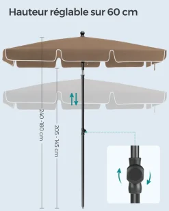 Outlet SONGMICS Store double 1,8 x 6 m