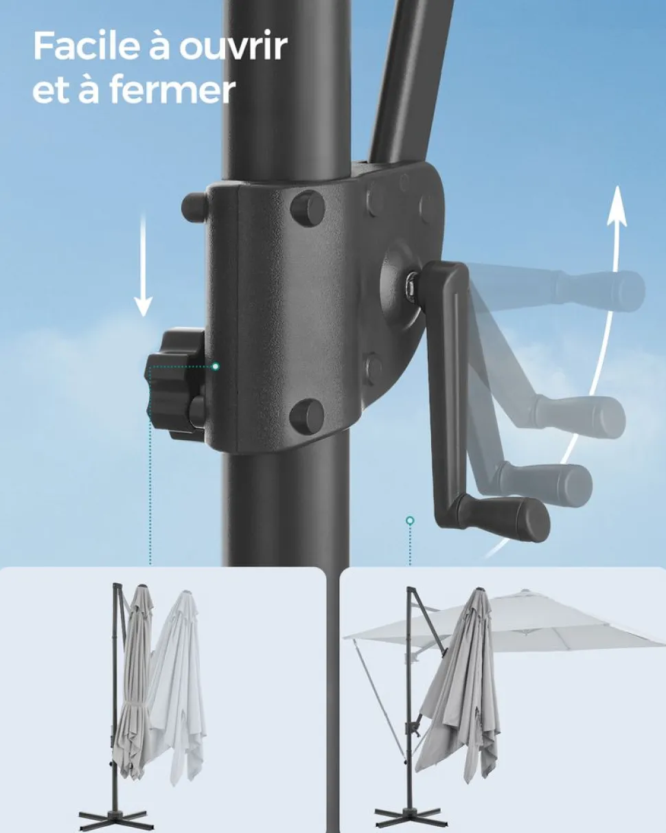 Cheap SONGMICS Store latéral 1,6 x 3 m