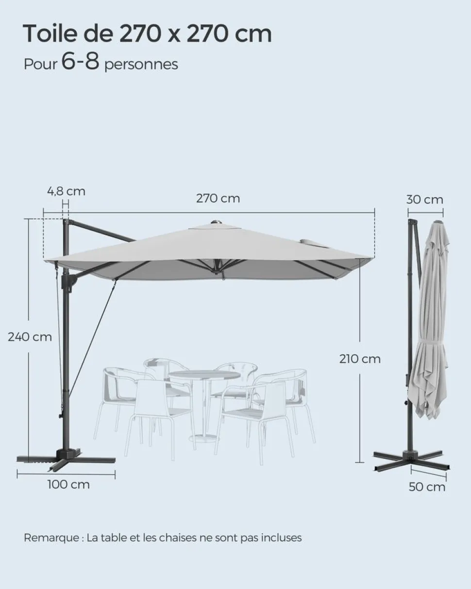 Cheap SONGMICS Store latéral 1,6 x 3 m