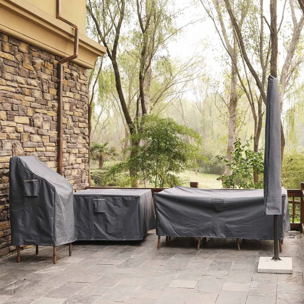 Shop SONGMICS Store latéral avec caisson en acier 140 x 300 cm gris