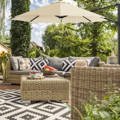 Sale SONGMICS Support au sol pour poteau de store latéral Gris