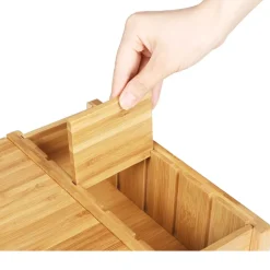 Online SONGMICS Support d'ordinateur bambou