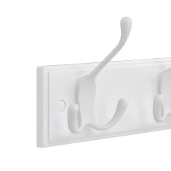 Cheap SONGMICS Support mural 4 crochets Blanc