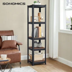 Clearance SONGMICS Support pour four à micro-ondes beige chêne et blanc classique