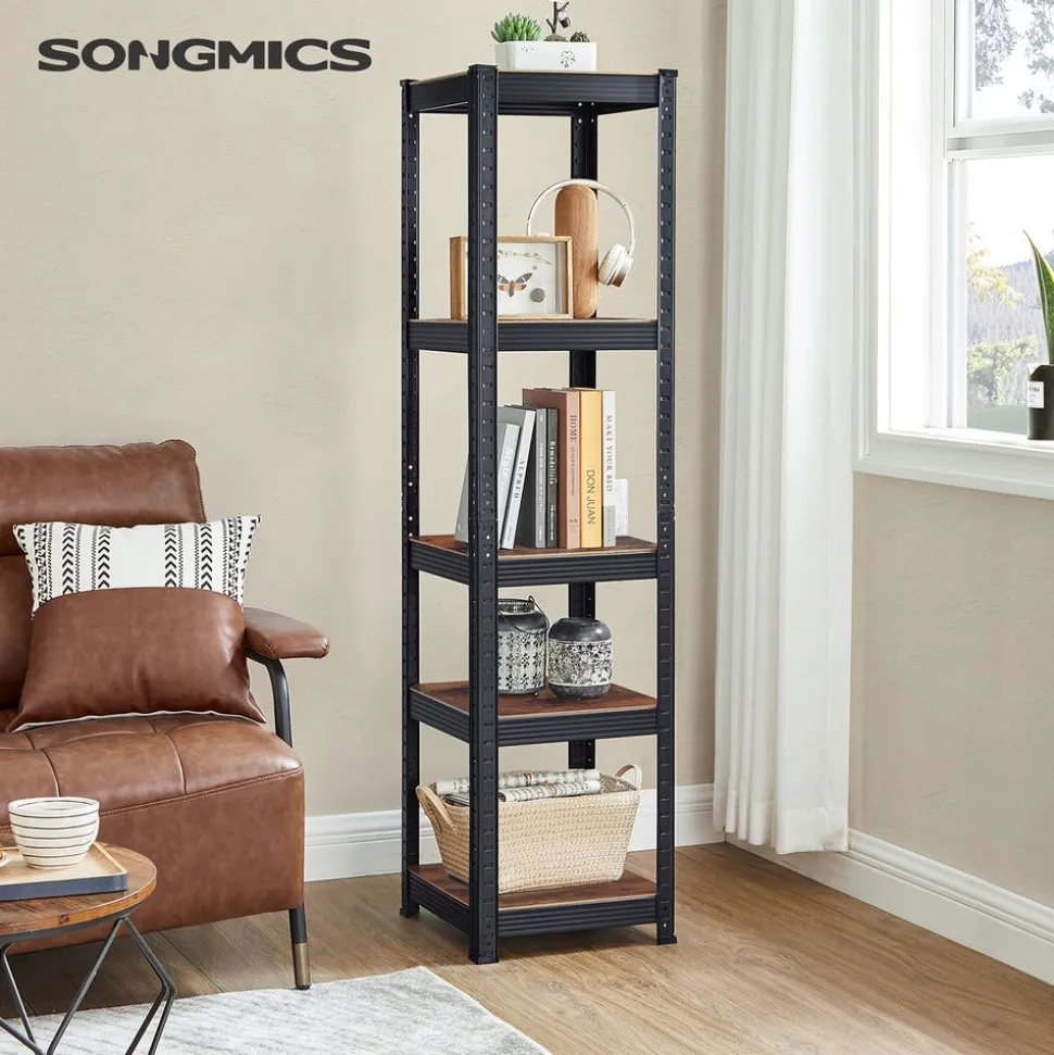 Clearance SONGMICS Support pour four à micro-ondes beige chêne et blanc classique