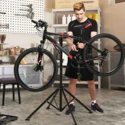 Online SONGMICS Support réparation vélo alu Noir