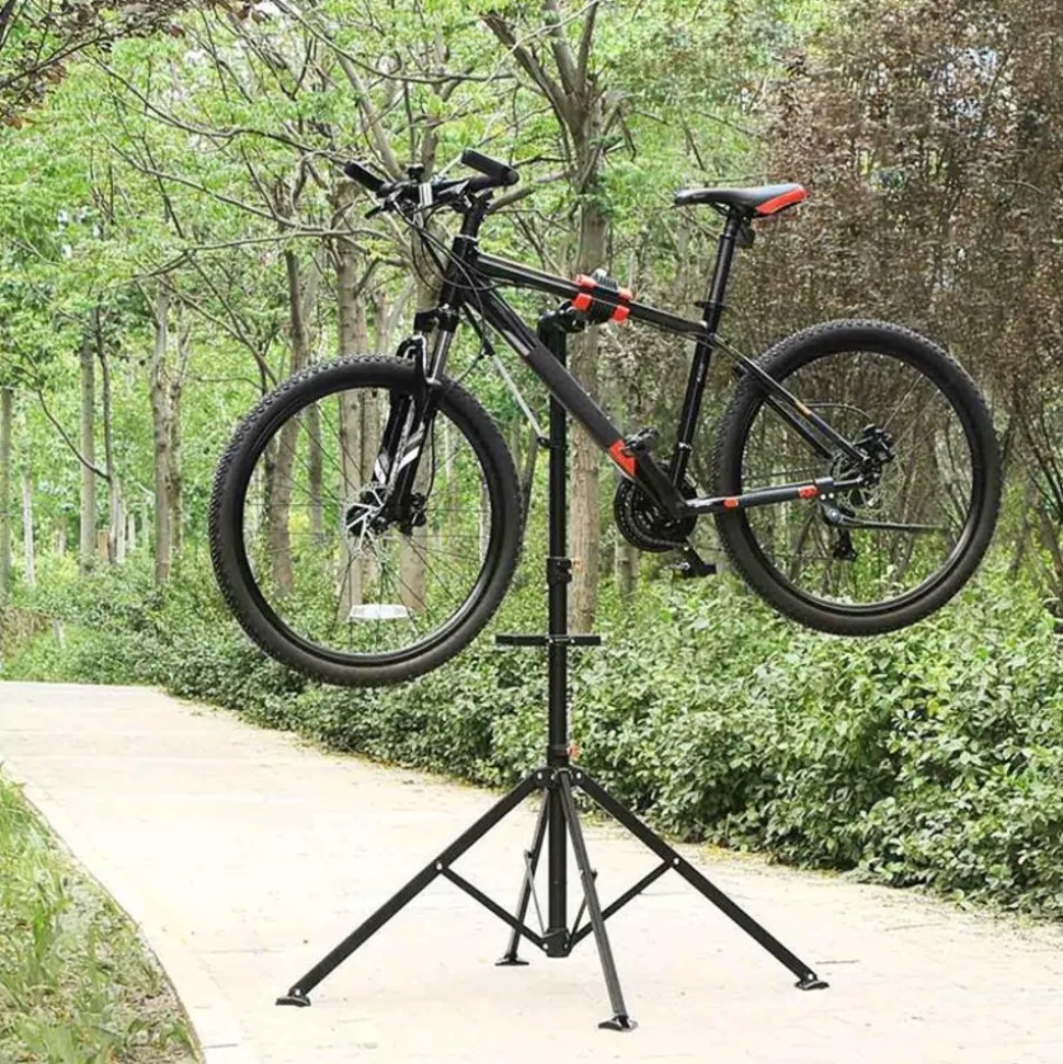 Online SONGMICS Support réparation vélo alu Noir