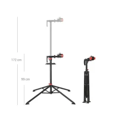 Online SONGMICS Support réparation vélo alu Noir