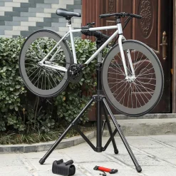 Sale SONGMICS Support réparation vélo fer TPR