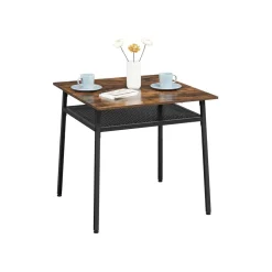 Cheap SONGMICS Table à manger 2 personnes Noir