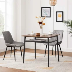 Cheap SONGMICS Table à manger 2 personnes Noir