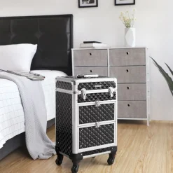 Cheap SONGMICS Table basse avec plateau relevable barres en forme de X marron camel et noir