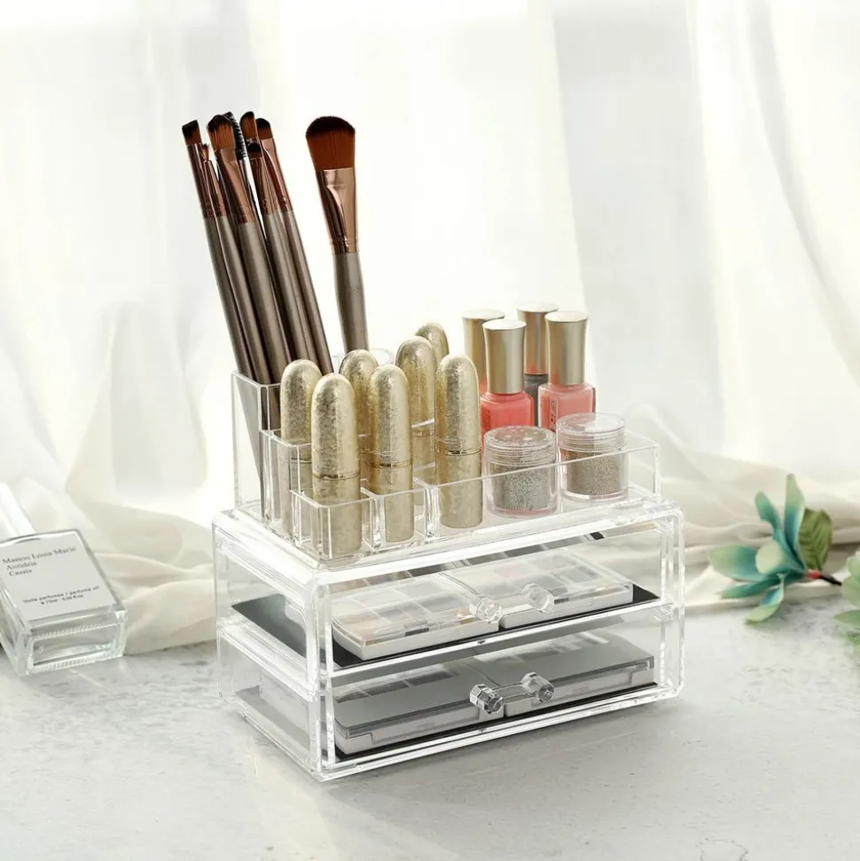 Cheap SONGMICS Table basse carré industriel Brun Vintage Noir