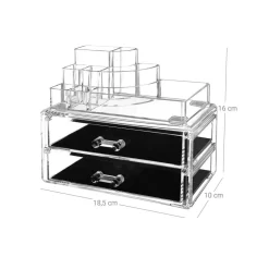 Cheap SONGMICS Table basse carré industriel Brun Vintage Noir