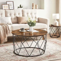 Cheap SONGMICS Table basse grille industriel