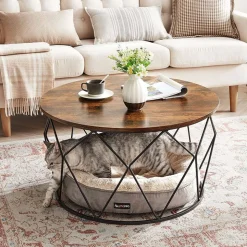 Cheap SONGMICS Table basse grille industriel