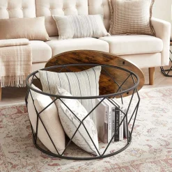 Cheap SONGMICS Table basse grille industriel