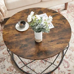 Cheap SONGMICS Table basse grille industriel