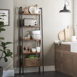 Hot SONGMICS Table basse maille industriel Marron Rustique