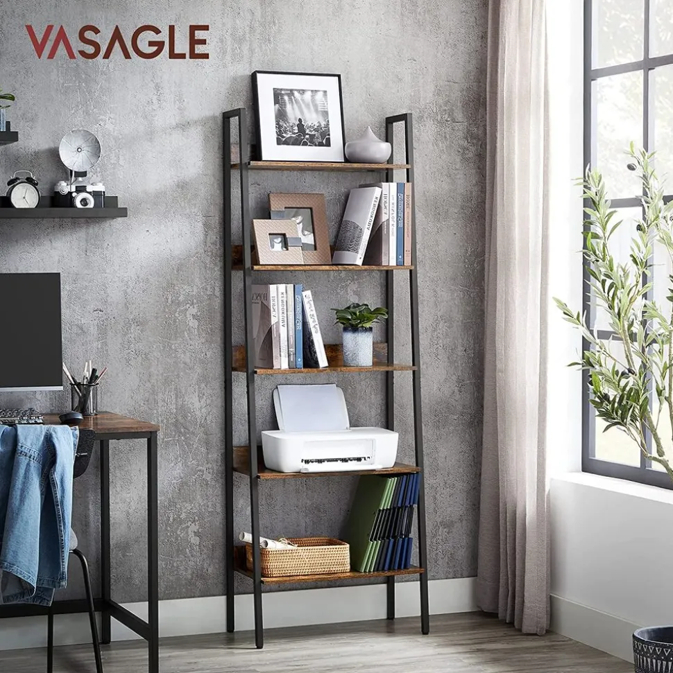 Hot SONGMICS Table basse maille industriel Marron Rustique