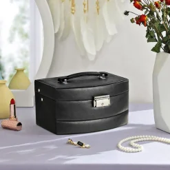 New SONGMICS Table basse ronde Brun Vintage Noir