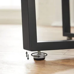 Discount SONGMICS Table basse ronde grège