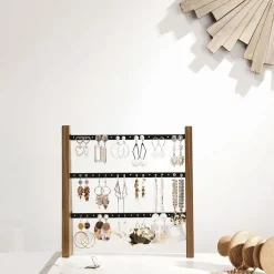 Discount SONGMICS Table basse style moderne blanc marbré et noir d'encre