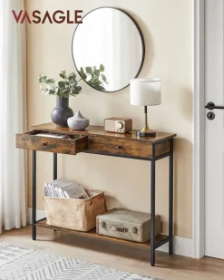 Cheap SONGMICS Table console 2 tiroirs