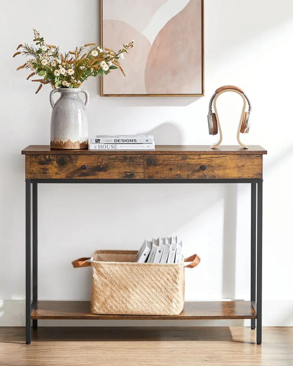 Cheap SONGMICS Table console 2 tiroirs