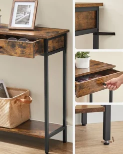 Cheap SONGMICS Table console 2 tiroirs