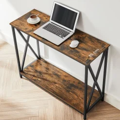 Sale SONGMICS Table console design X Noir