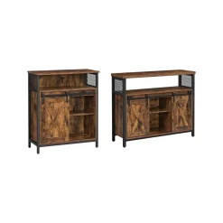 Discount SONGMICS Table console doré Or MéTallique + Transparent