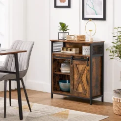 Discount SONGMICS Table console doré Or MéTallique + Transparent