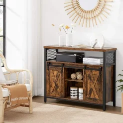 Discount SONGMICS Table console doré Or MéTallique + Transparent