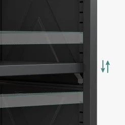 Cheap SONGMICS Table console façon grange Noir