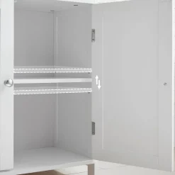 Fashion SONGMICS Table console verre doré