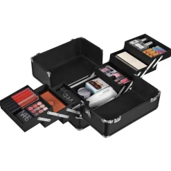 Clearance SONGMICS Table console verre noir