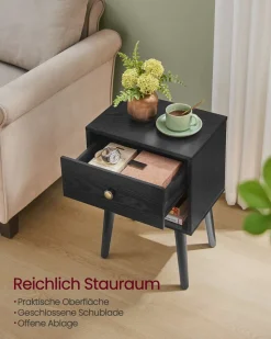 Best Sale SONGMICS Table d'Appoint Marron Rustique + Noir