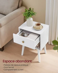 Best Sale SONGMICS Table d'Appoint Marron Rustique + Noir
